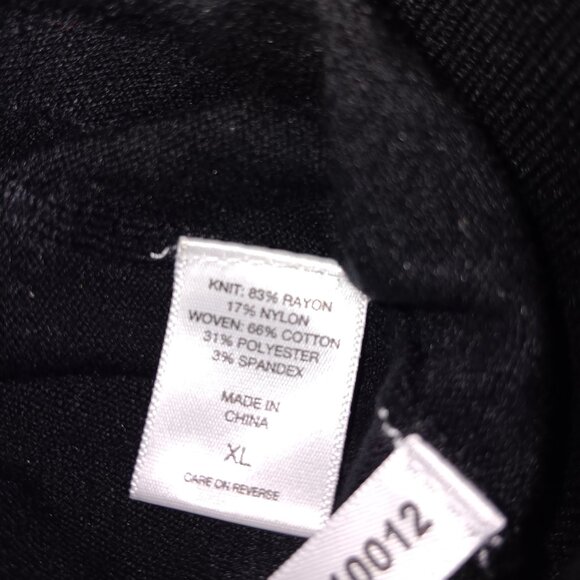 7TH AVENUE NY & COMPANY KNIT/ WOVEN TOP - Picture 13 of 13